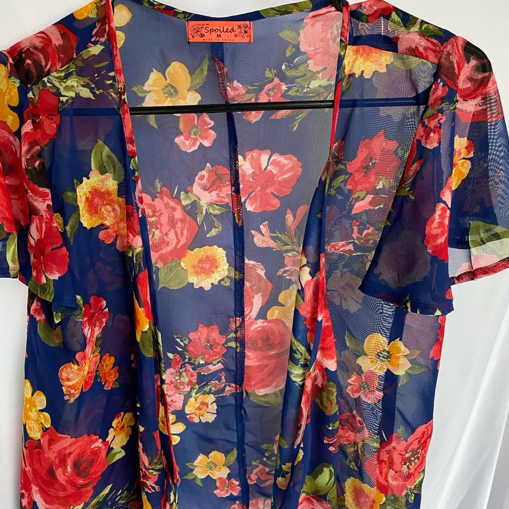 Short sleeve kimono